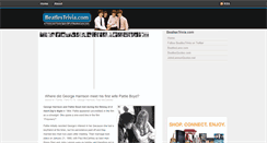 Desktop Screenshot of beatlestrivia.com